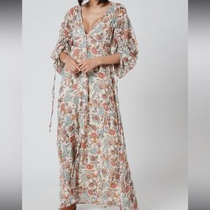 Free People Earthfolk Floral Maxi Dress XS